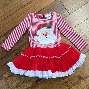 Festive Santa Kids Costume Dress